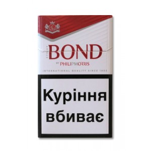 Сигареты BOND Red (Бонд красные) акциз. Цена за блок (10 пачек)